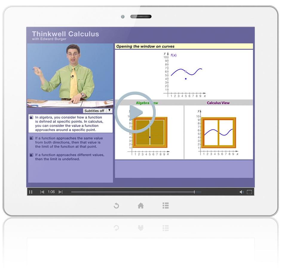 Calculus AB compatible with AP®* | Thinkwell | Thinkwell Homeschool